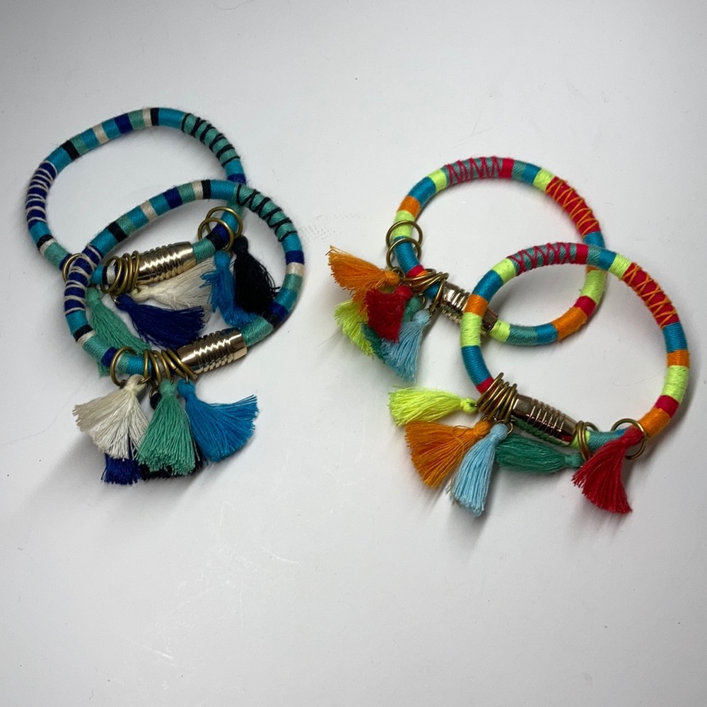 4 Colorful Fun Bracelets